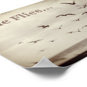 Time vliegt Poster (Hoek)