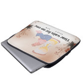 Time Waits For No One Inspirational Tote Bag for W Laptop Sleeve (Voorkant onderkant)