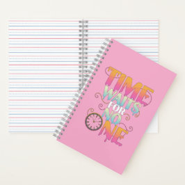 Time Waits For No One Motivational Spiral Notebook Notitieboek