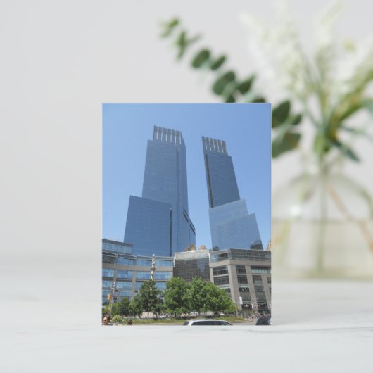 Time Warner Center Columbus Cirkel New York City Briefkaart (Staand voorkant)