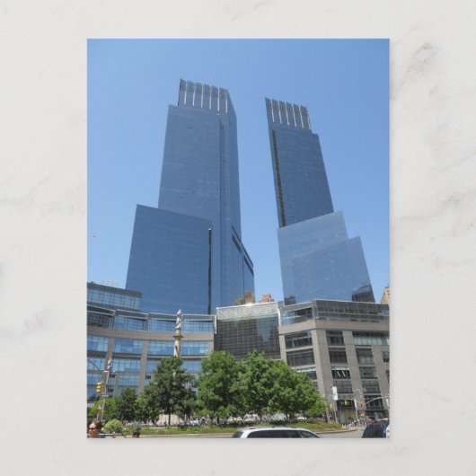 Time Warner Center Columbus Cirkel New York City Briefkaart (Voorkant)