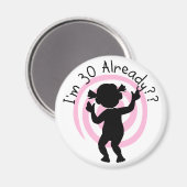 Time Warp 30 Reeds T-shirts en cadeautjes Magneet (Voorkant / Achterkant)