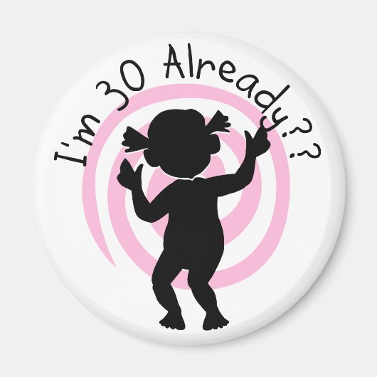 Time Warp 30 Reeds T-shirts en cadeautjes Magneet (Voorkant)