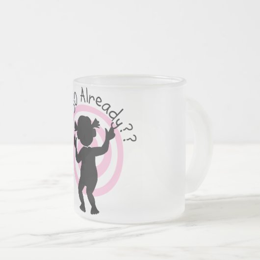 Time Warp 30 Reeds T-shirts en cadeautjes Matglas Koffiemok (Voorkant rechts)