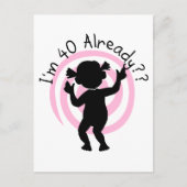 Time Warp 40 Reeds overhemden en geschenken Briefkaart (Voorkant)