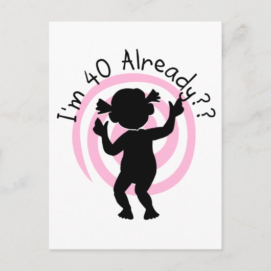 Time Warp 40 Reeds overhemden en geschenken Briefkaart (Voorkant)