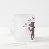 Time Warp 50 Reeds overhemden en geschenken Matglas Koffiemok (Voorkant links)