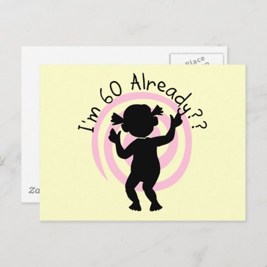 Time Warp 60 Reeds overhemden en geschenken Briefkaart (Voorkant / Achterkant)