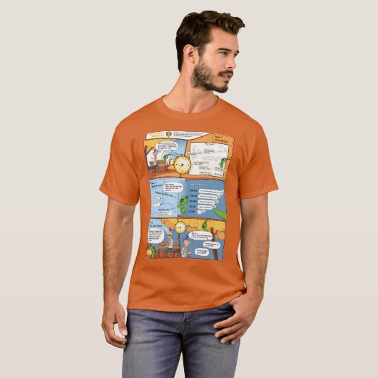 Time Winner Comics Man T-shirt (Voorkant volledig)