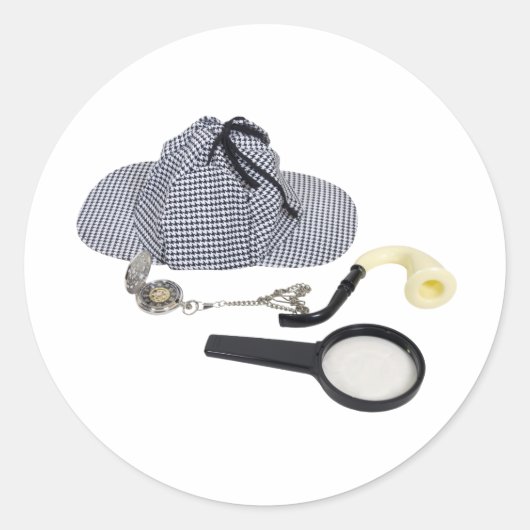 TimeForDetective050110 Ronde Sticker (Voorkant)