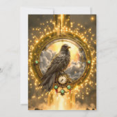 Timekeeper Raven – Gothic Clockwork  Kaart (Achterkant)