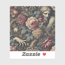 Timelapse – Gotisch Bloemenkussen Sticker