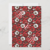 Timeless Anemones Aesthetic Countryside Wedding Save The Date (Achterkant)