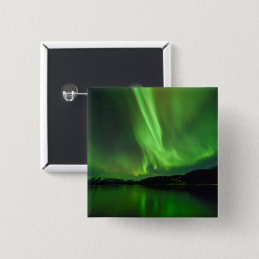 Timeless Aurora Vierkante Button 5,1 Cm (Voorkant /achterkant)