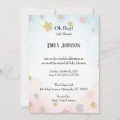 Timeless Baby Shower Invite for Her or Him Kaart (Voorkant)