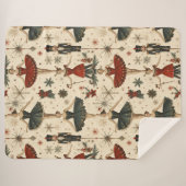 Timeless Ballerina  Sherpa Deken (Voorkant (horizontaal))