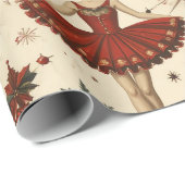 Timeless Ballerine   Cadeaupapier (Rol Hoek)