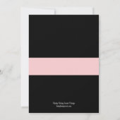 Timeless Band Birth Announounge - Roze Aankondiging (Achterkant)