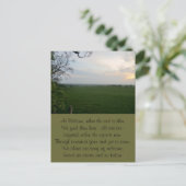 Timeless Beltane Sunset Briefkaart (Staand voorkant)