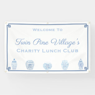 Timeless Blue and White Shower of non-profit event Spandoek