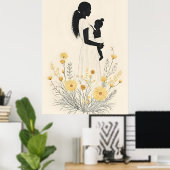 Timeless Bond – Mother and Daughter IV Poster (Thuiskantoor)