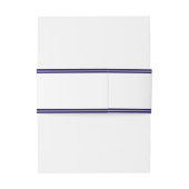 Timeless Catholic Monogrammed Uitnodigingen Wikkel (Achterkant Voorbeeld)