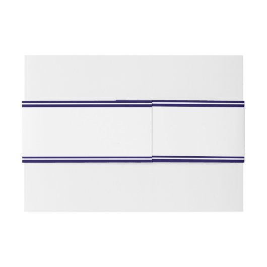 Timeless Catholic Monogrammed Uitnodigingen Wikkel (Achterkant Voorbeeld)