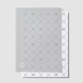Timeless Catholic Monogrammed Wedding  Vellum Uitnodigingen (Offset (Uitnodiging))