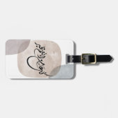 Timeless Celebration Phrase in Arabic Calligraphy Bagagelabel (Voorkant horizontaal)