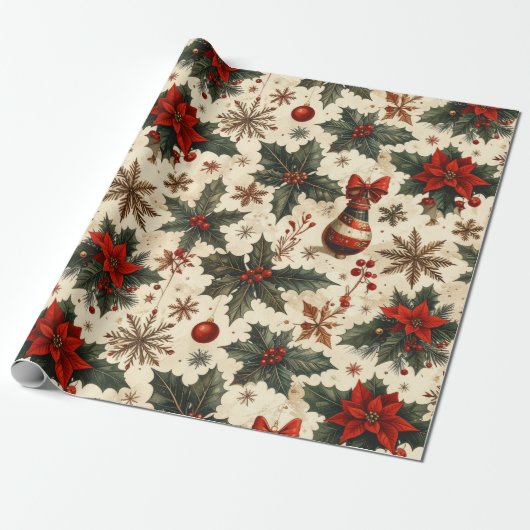 Timeless Christmas Cadeaupapier (Uitgerold)