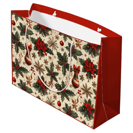 Timeless Christmas Groot Cadeauzakje (Achterkant Gekanteld)