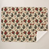 Timeless Christmas  Sherpa Deken (Voorkant (horizontaal))