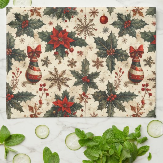 Timeless Christmas Theedoek (Gevouwen)