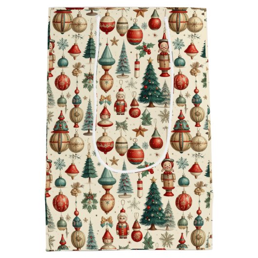 Timeless Christmas Toys Medium Cadeauzakje (Achterkant)