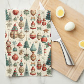 Timeless Christmas Toys Theedoek (Quarter Fold)