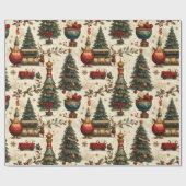 Timeless Christmas Vibes Cadeaupapier (Vlak)