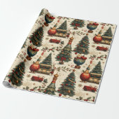 Timeless Christmas Vibes Cadeaupapier (Uitgerold)