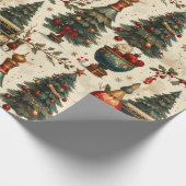 Timeless Christmas Vibes Cadeaupapier (Hoek)