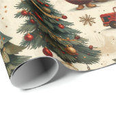 Timeless Christmas Vibes Cadeaupapier (Rol Hoek)