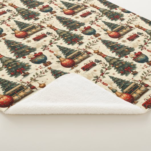 Timeless Christmas Vibes Sherpa Deken (3/4)