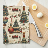 Timeless Christmas Vibes Theedoek (Quarter Fold)