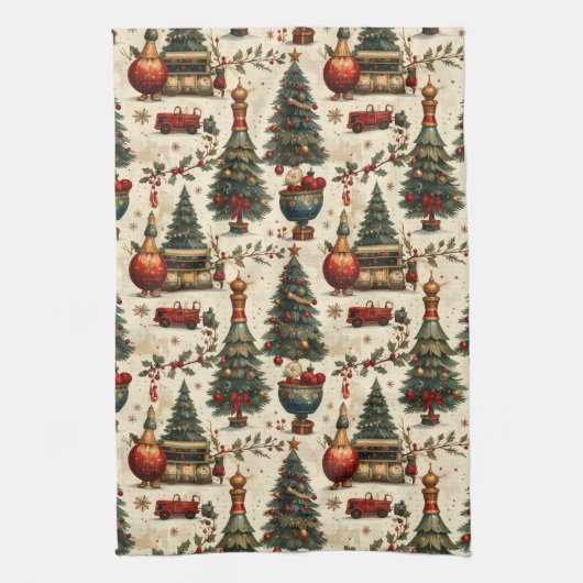 Timeless Christmas Vibes Theedoek (Verticaal)