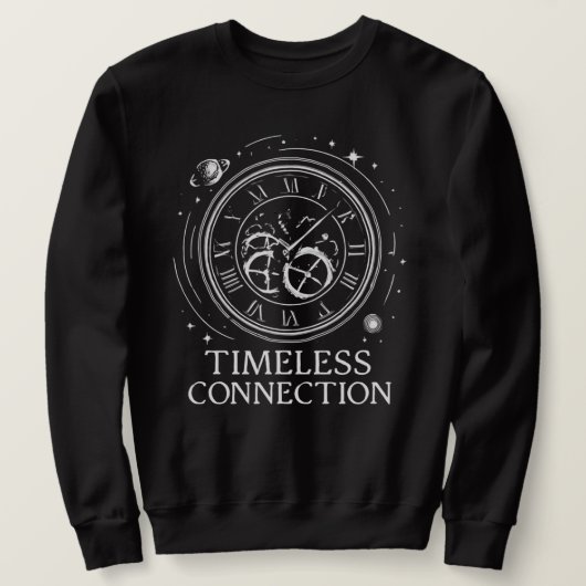 Timeless Connection: Clockwork Universe Trui (Design voorkant)