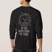 Timeless Connection: Clockwork Universe Trui (Achterkant)