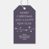 Timeless - Dark Mystic Grey - Sneeuwvlok cadeau La Cadeaulabel (Voorkant)