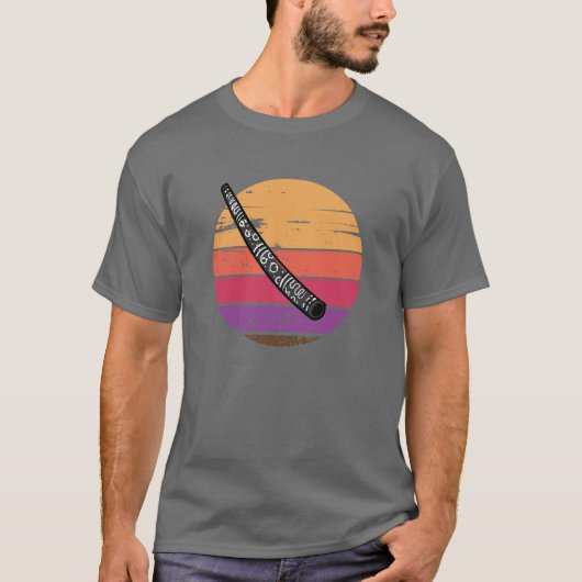 Timeless Didgeridoo at Iconic Sunset T-shirt (Voorkant)