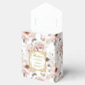 Timeless Dusty Pink Ivory Gold Wedding Bedankt Bedankdoosjes (Geopend)