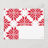 Timeless egel-structuur Merry Alles Holiday Feestdagenkaart (Achterkant)