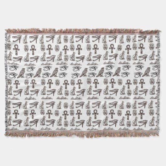 Timeless Egyptian Antiquities Digital Patterns Deken (Voorkant)