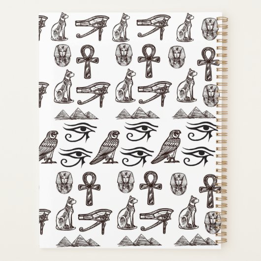 Timeless Egyptian Antiquities Digital Patterns Planner (Achterkant)